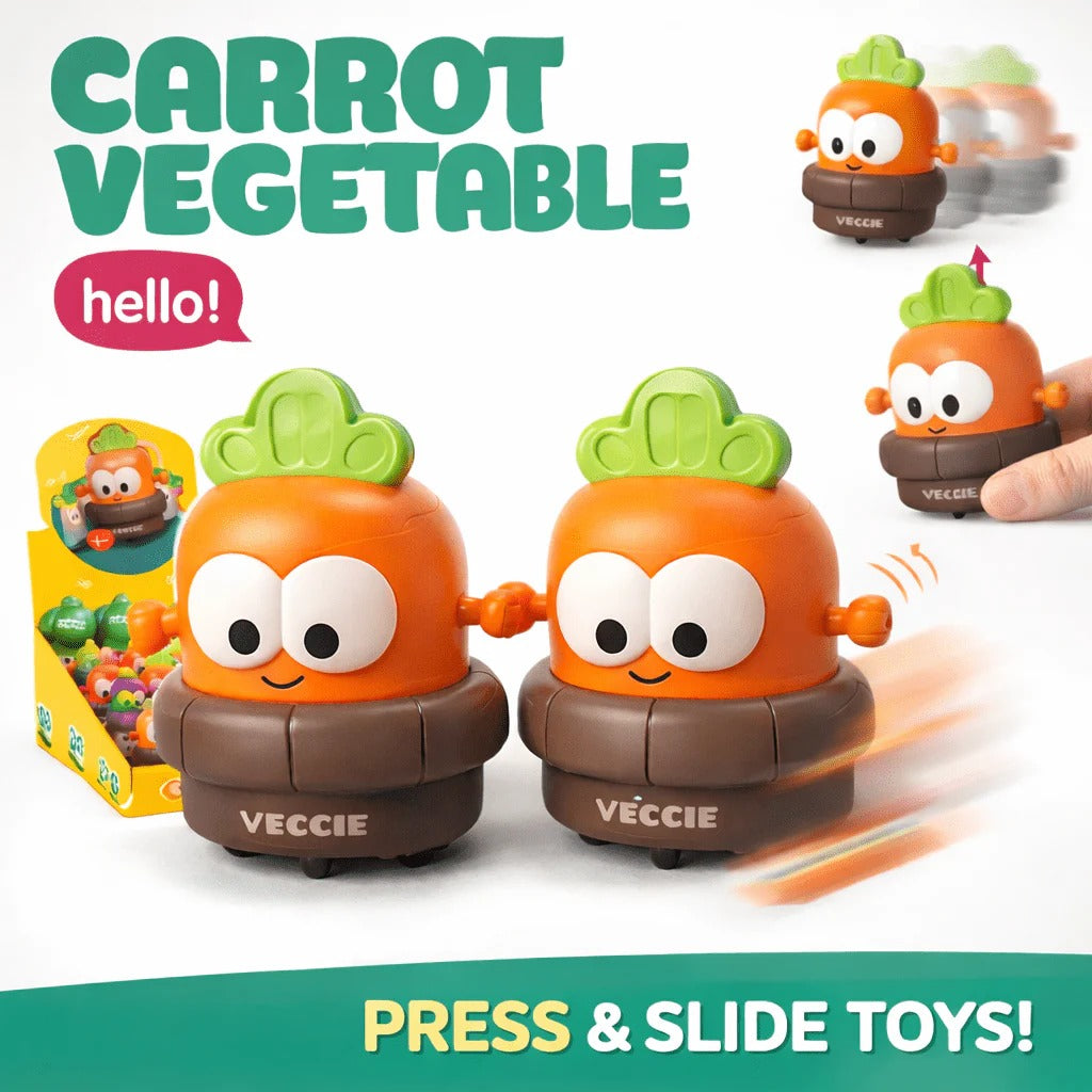 1 pc Carrot Vegetable Press/Release Toy - FF-207