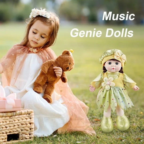 13" Soft Doll & Accessories - GREEN - DY6008DH