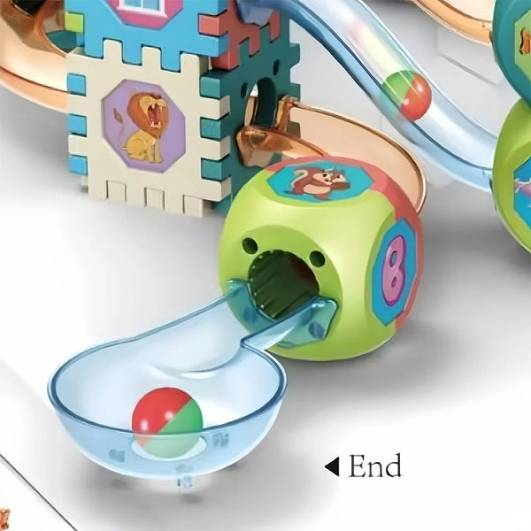 Diy Rolling Ball Track Building Blocks - 138A-13