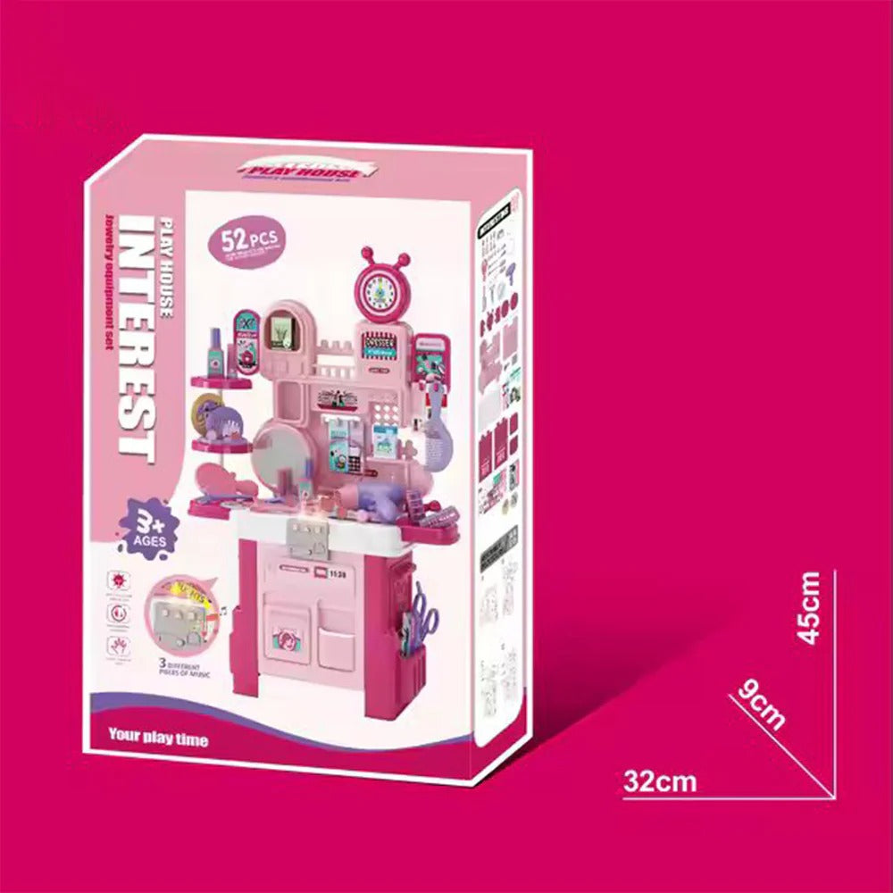 Jewelry Cosmetic Play Set W/ Light & Music - 688-233A