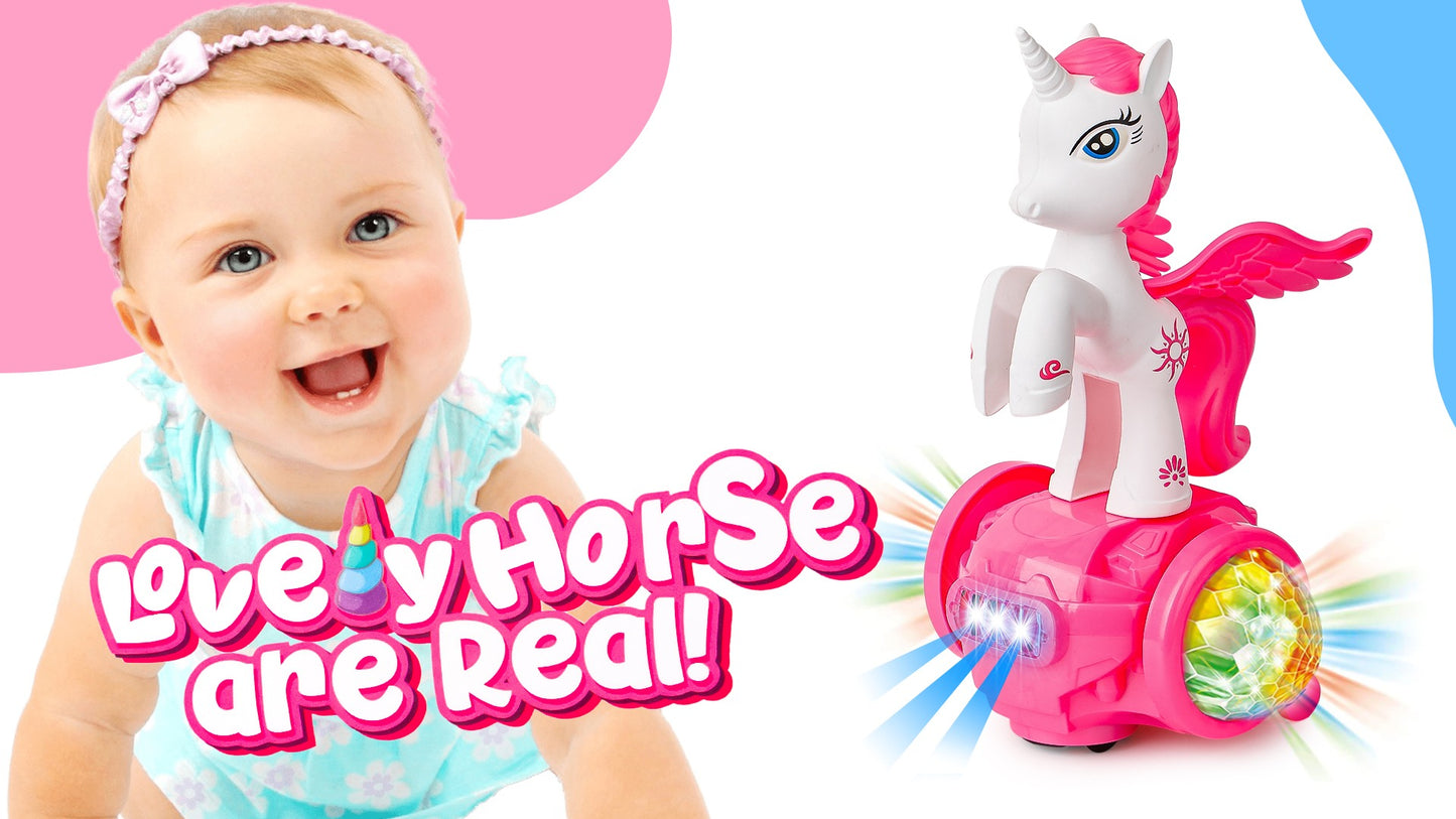 Unicorn Horse W/ Light & Music - ZX678-7
