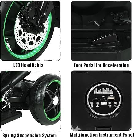 Kids Electric Ride on Motorcycle-BZ-H2R