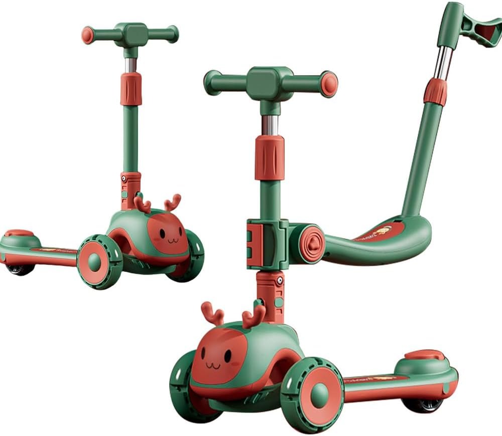 Imported 3-in-1 Multifunctional Kids Scooty Imported - S-888