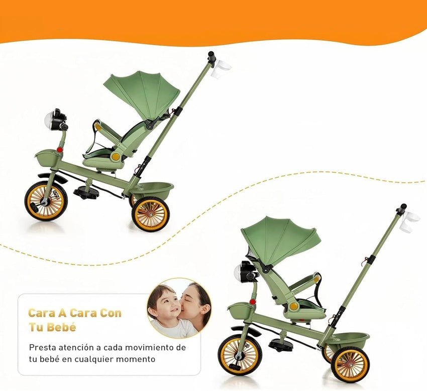 3-in-1 Premium Imported Adjustable Cycle + Mother face - T189