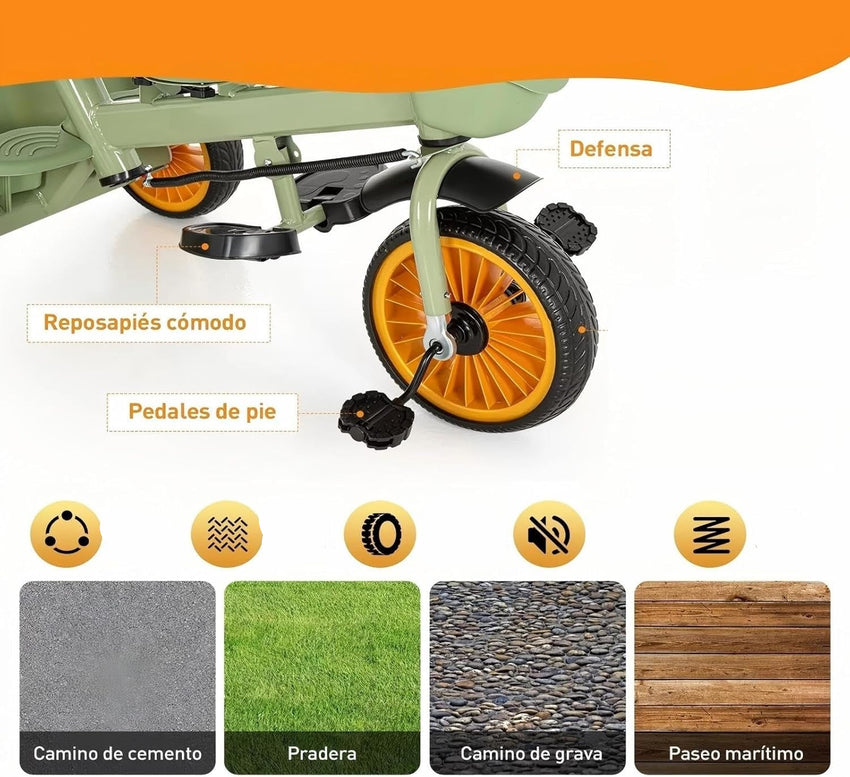 3-in-1 Premium Imported Adjustable Cycle + Mother face - T189