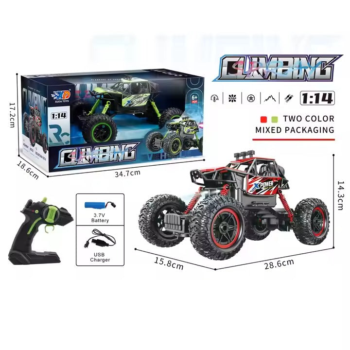 1:14 R/c Car W/Light W/Usb Charger-3688-P123A