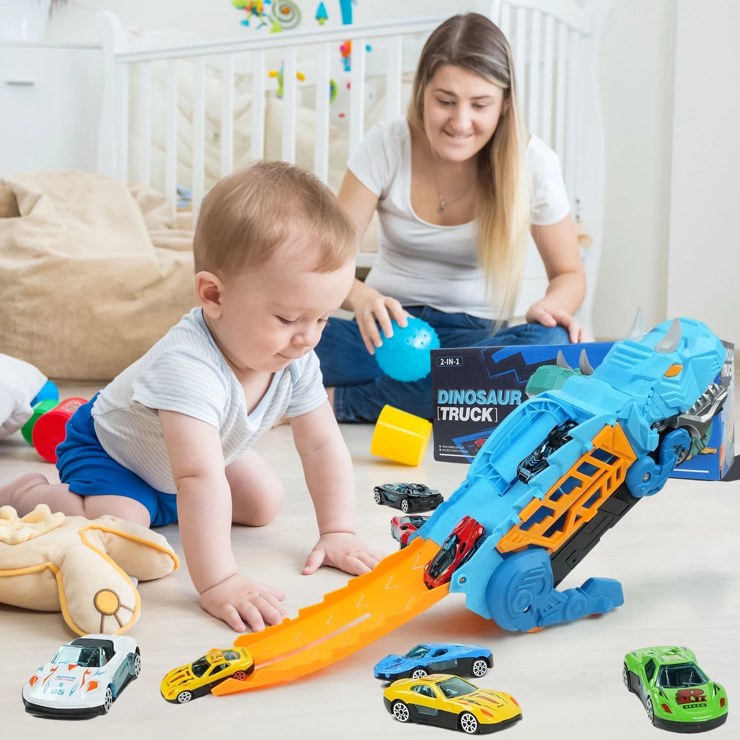 2 IN 1 Dino Rail Track Set - YM5577-2