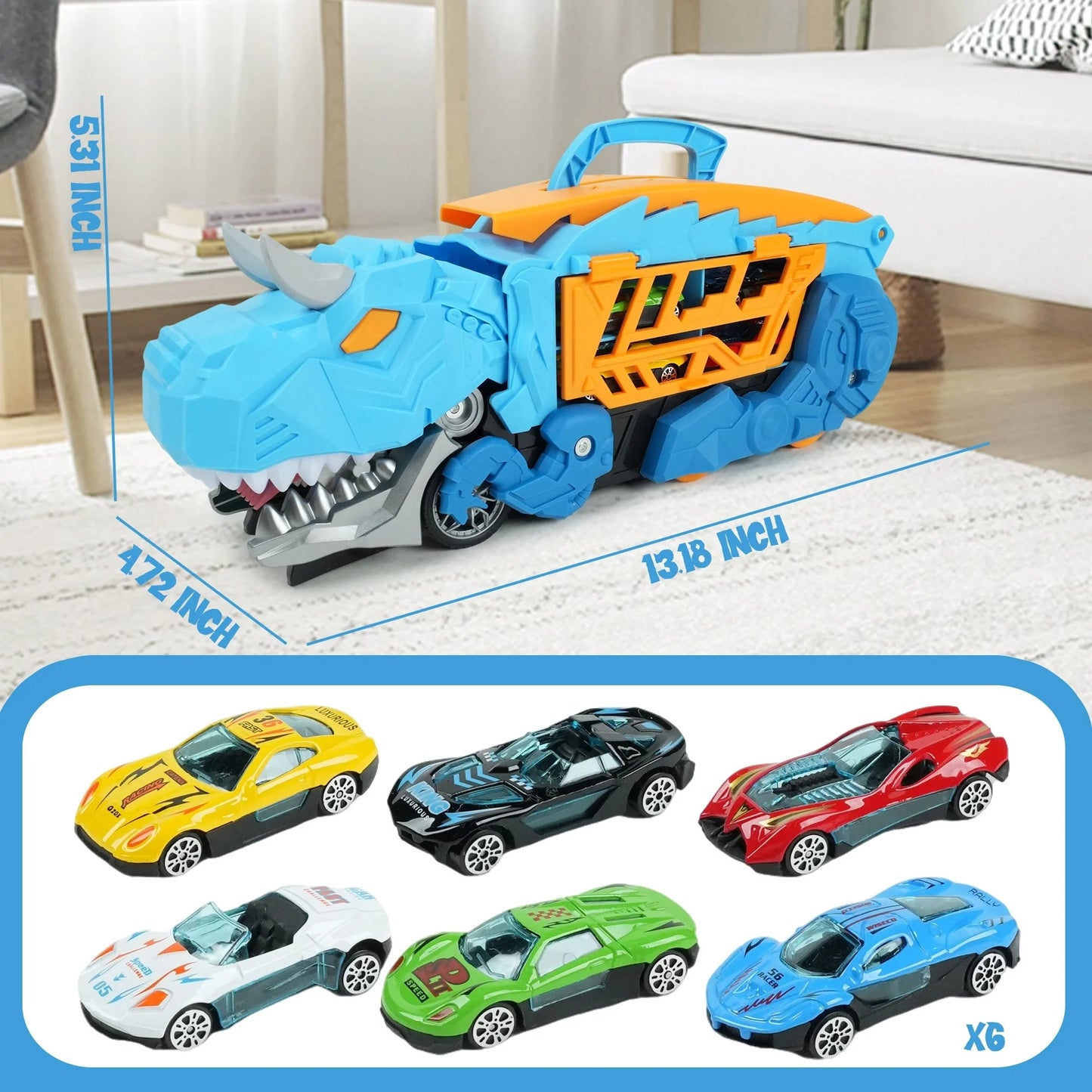 2 IN 1 Dino Rail Track Set - YM5577-2