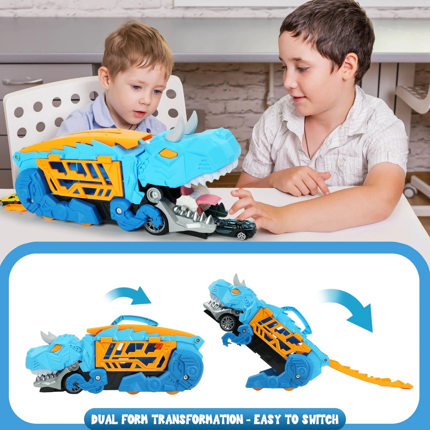 2 IN 1 Dino Rail Track Set - YM5577-2