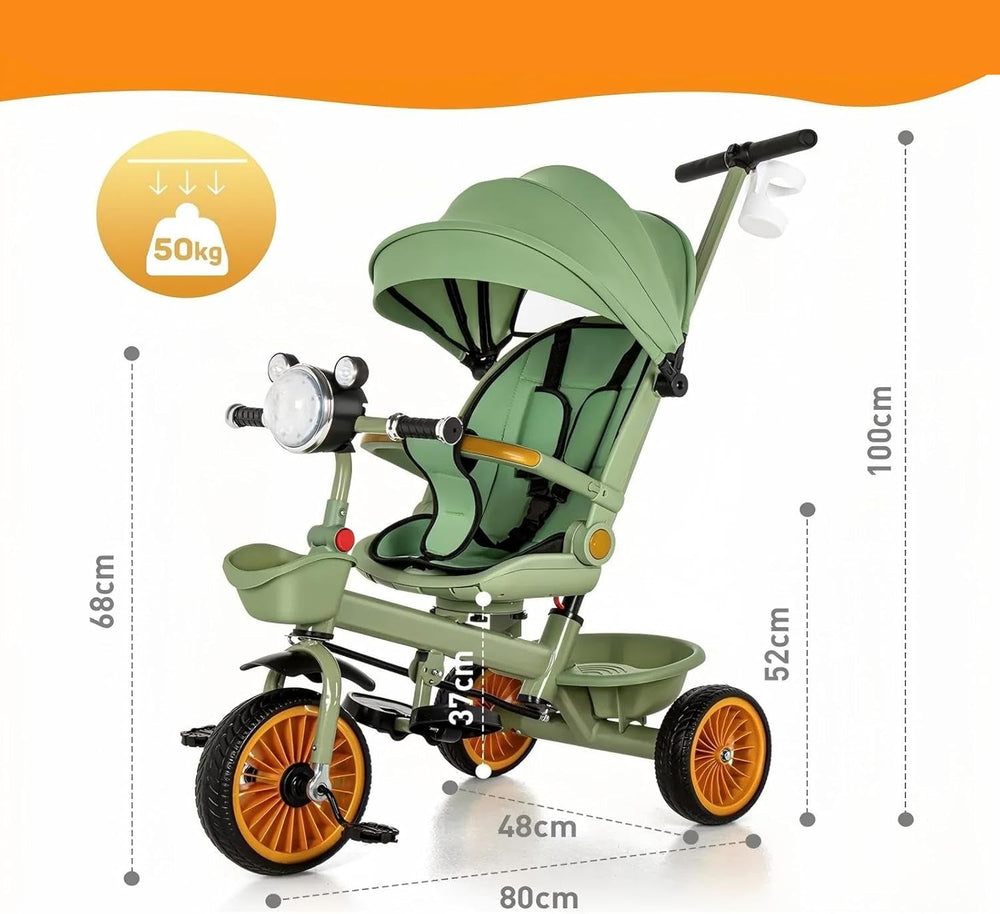 3-in-1 Premium Imported Adjustable Cycle + Mother face - T189