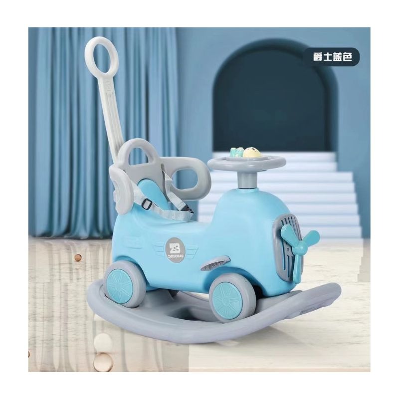Rocking + Push-on Fiber Car For Toddlers - 919-2