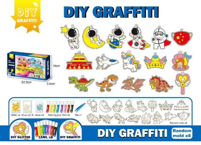 DIY Geaffiti Glitter Set-C-2