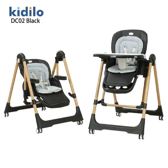 Kidilo 2-in-1 Highchair With Swing Function - DC02