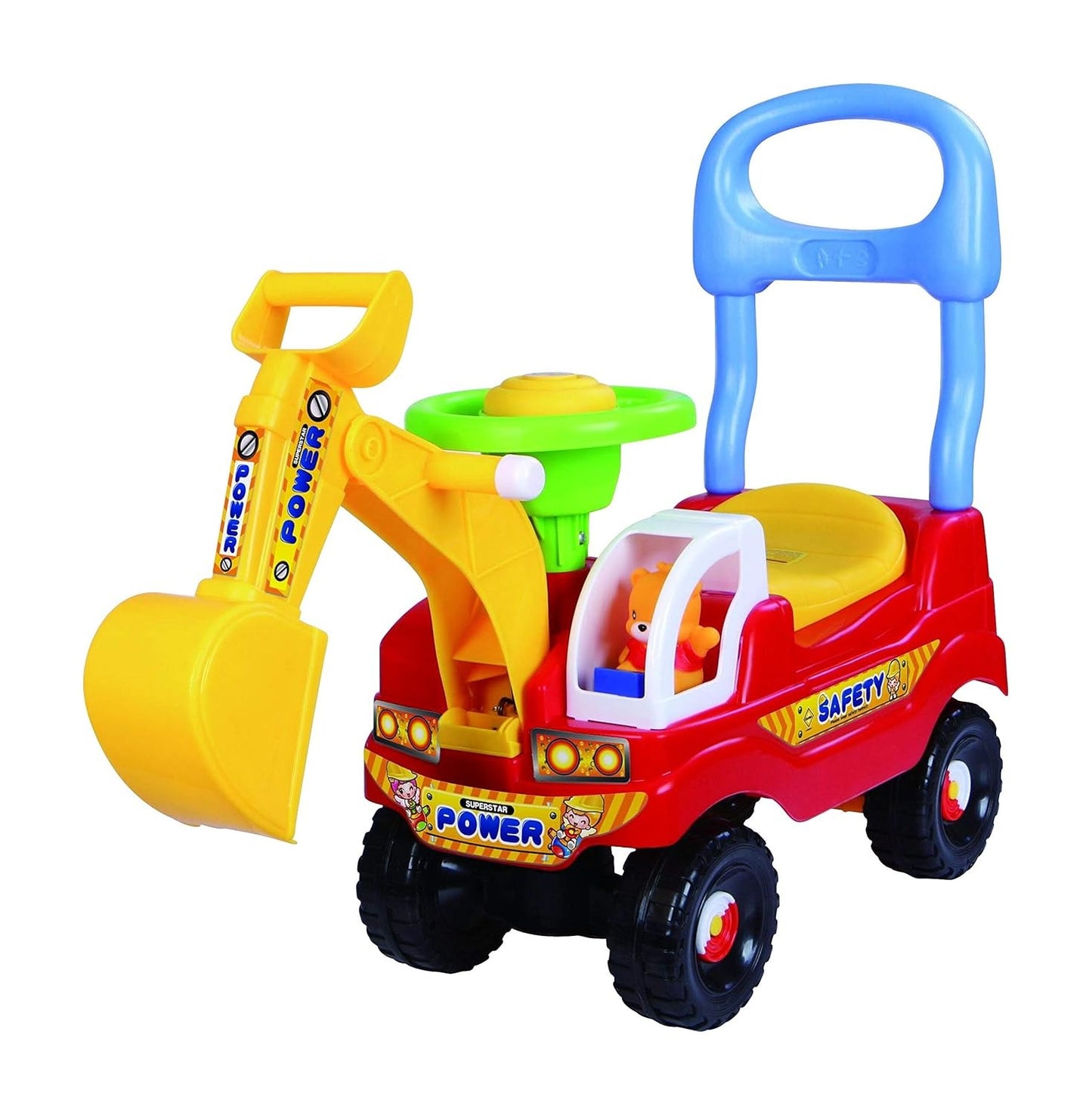 A+ B Baby Excavator Theme Push-on Car - BZ-7608