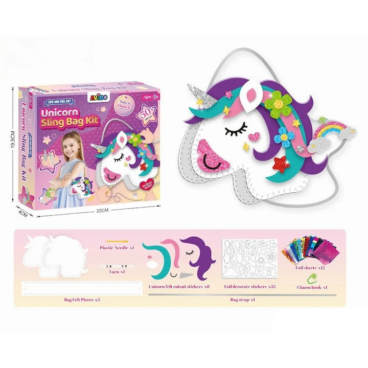 DIY Unicorn Sling Bag Kit-A2206B