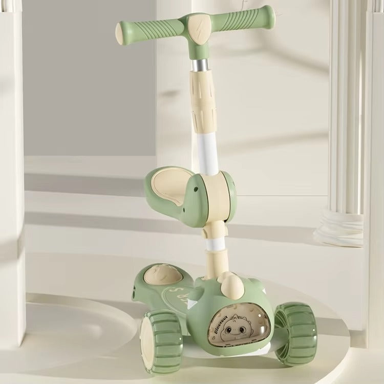 3-in-1 Kids scooty with PU wheels and Safety Handle - BZ-S-668