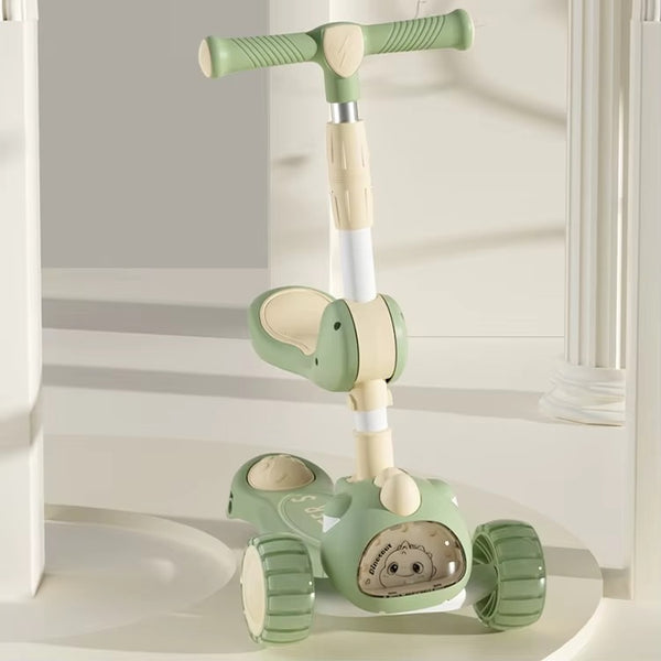 3-in-1 Kids scooty with PU wheels and Safety Handle - BZ-S-668