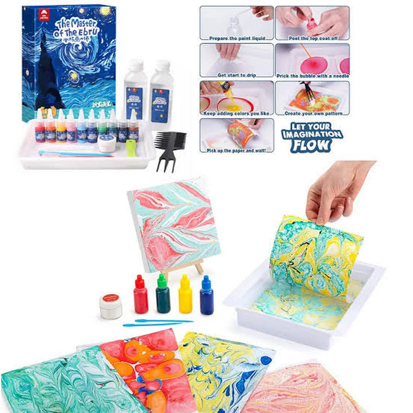 The Master Of The Ebru Water Marble Painting - YS12A