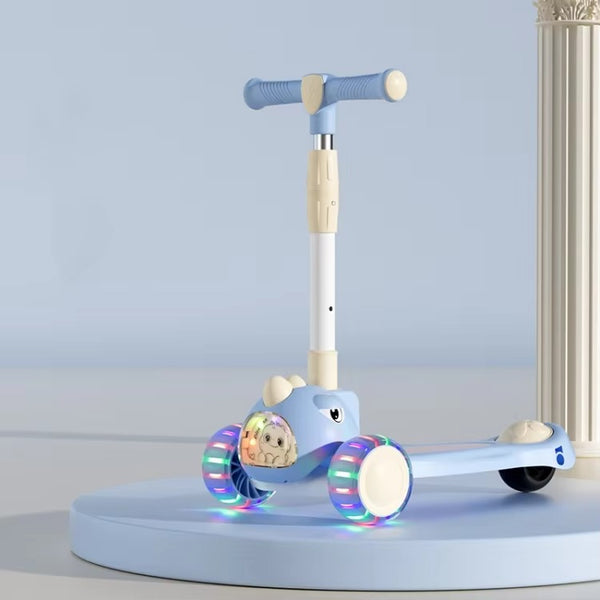 3-in-1 Kids scooty with PU wheels and Safety Handle - BZ-S-668