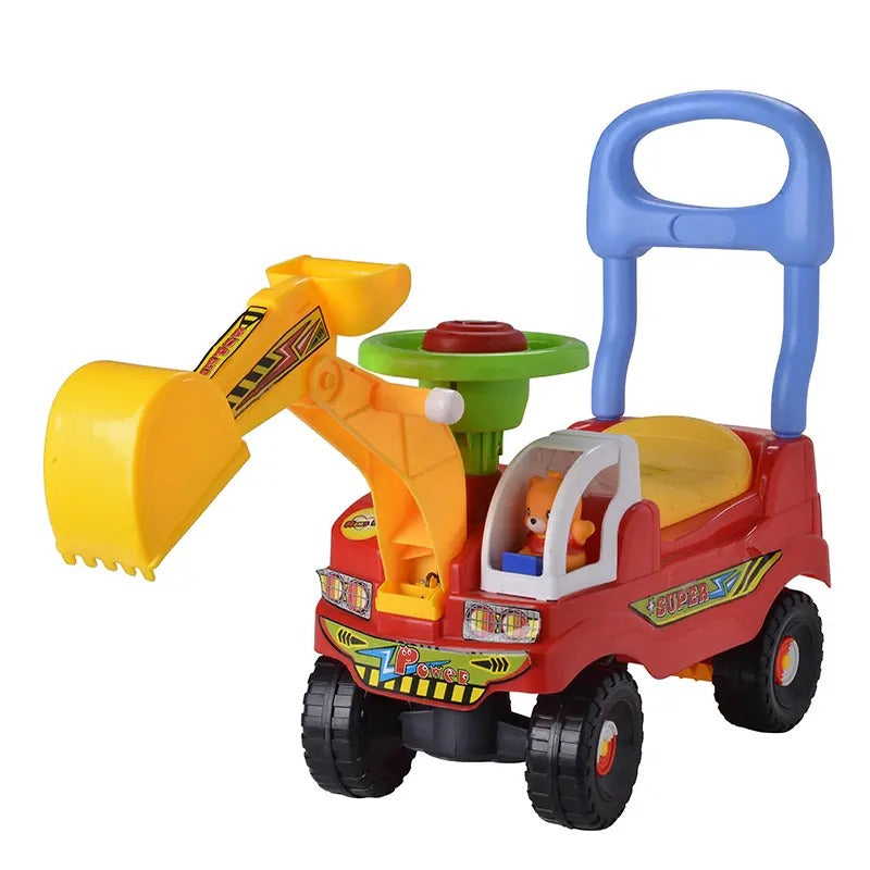 A+ B Baby Excavator Theme Push-on Car - BZ-7608