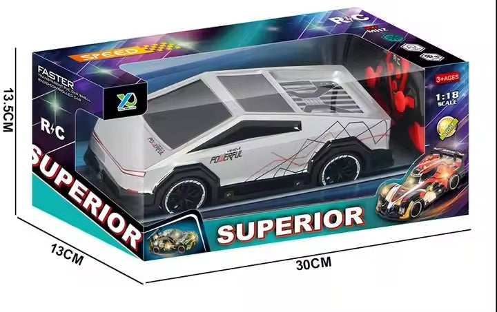 1:18 R/c Car W/Light & Battery (4ch)-YQ082-11A