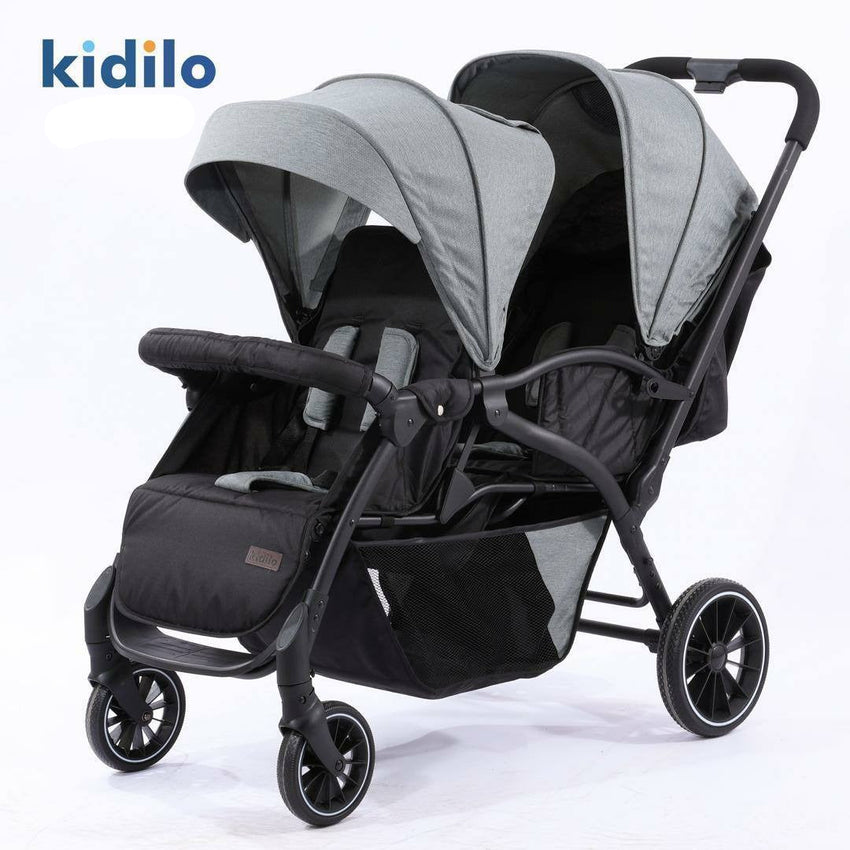 Kidilo Twin Baby Stroller - LB200