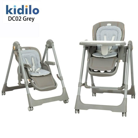 Kidilo 2-in-1 Highchair With Swing Function - DC02