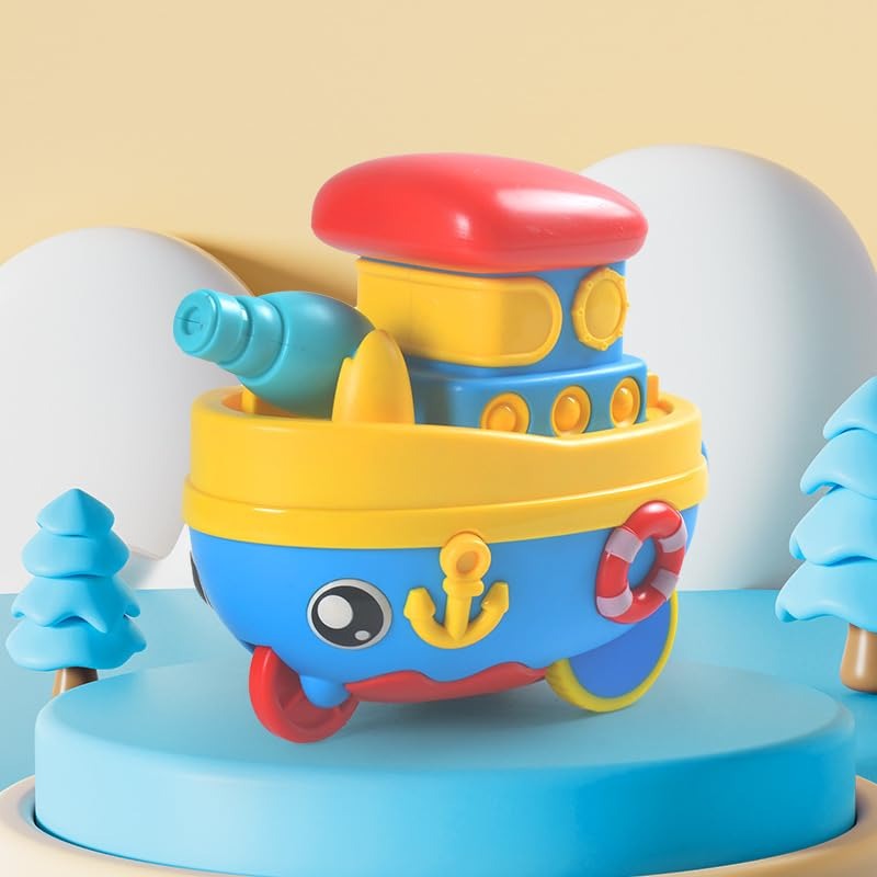 1 pc Cute Boat Press/Release Toy - FF-6668A
