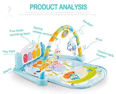 Imported Baby Piano Gym Mat - 9903