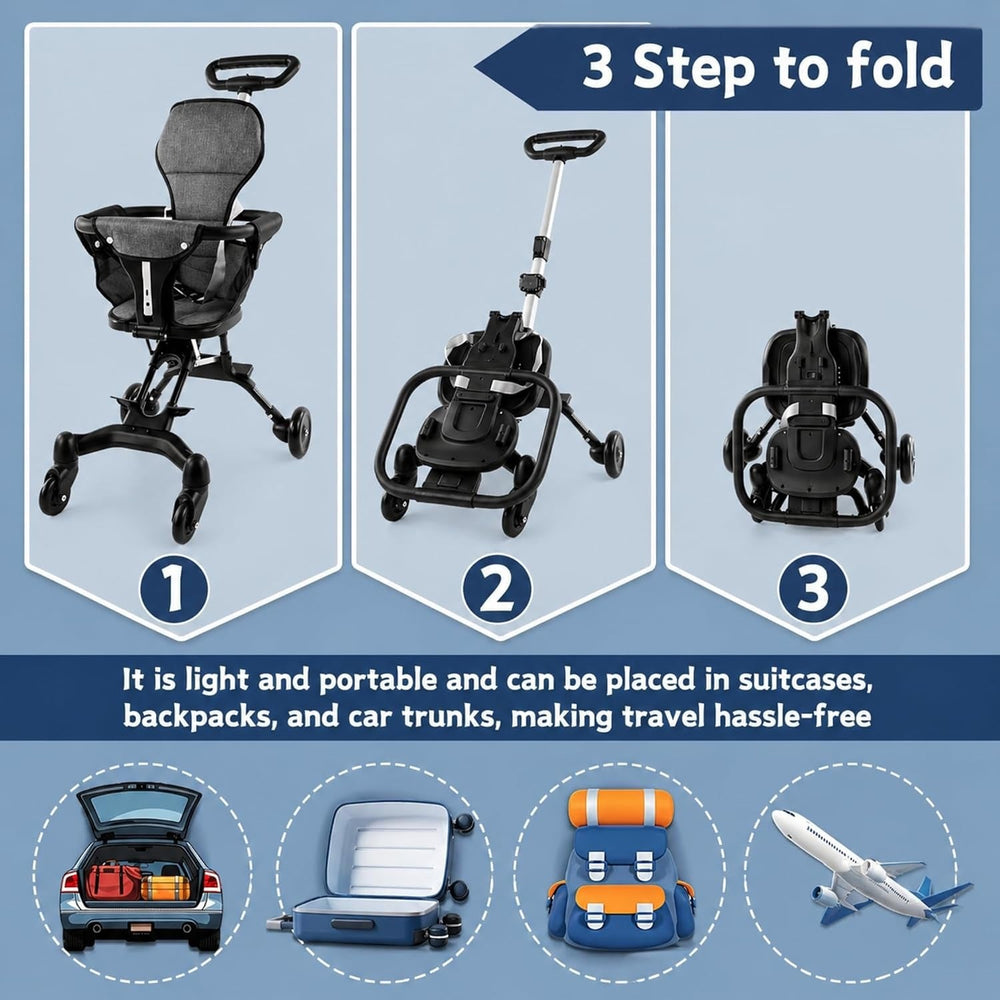 Smart Stroller - Black