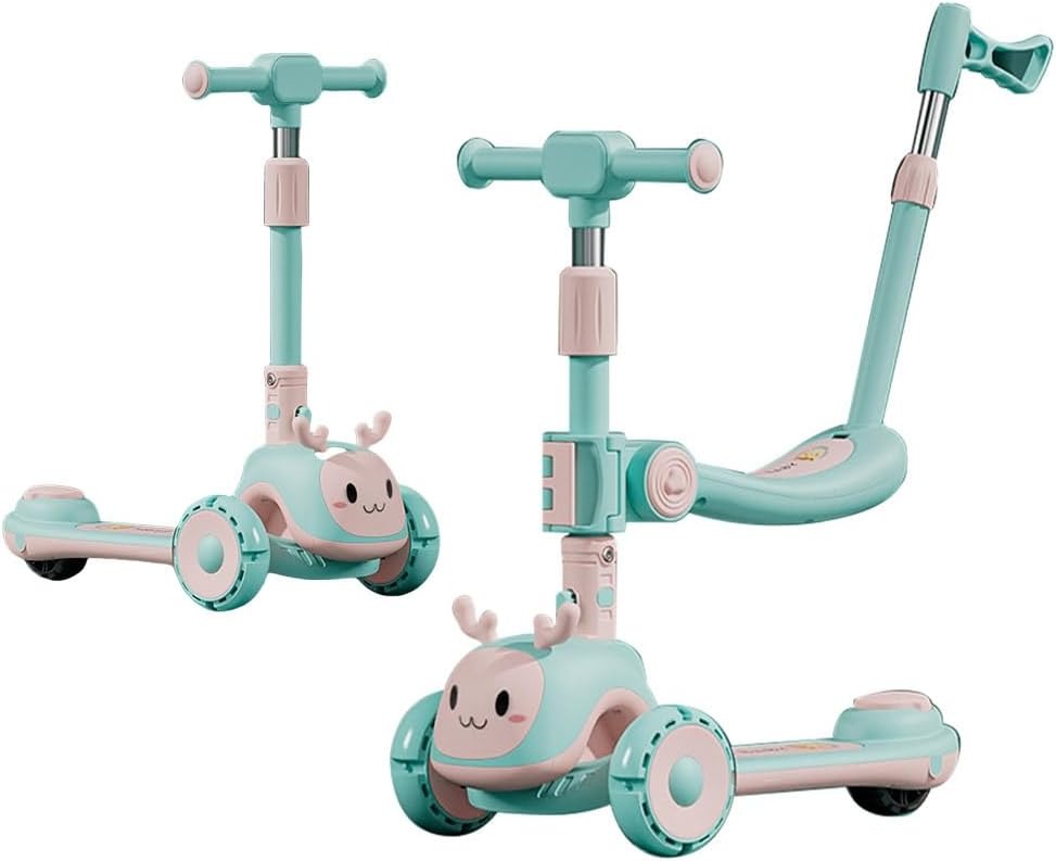 Imported 3-in-1 Multifunctional Kids Scooty Imported - S-888