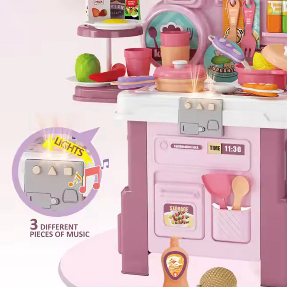 Kitchen Play Set W/ Light & Music - 688-232A
