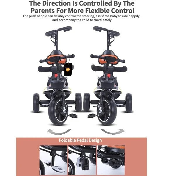 Children Stroller Type Tricycle With Light and Music