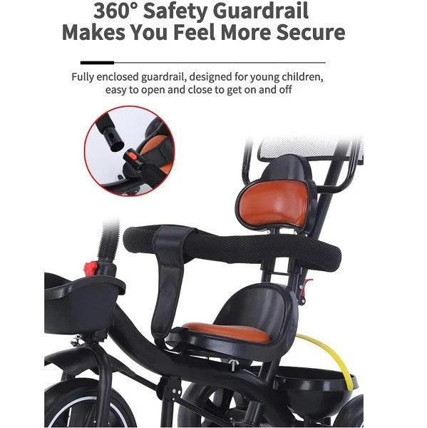 Children Stroller Type Tricycle With Light and Music