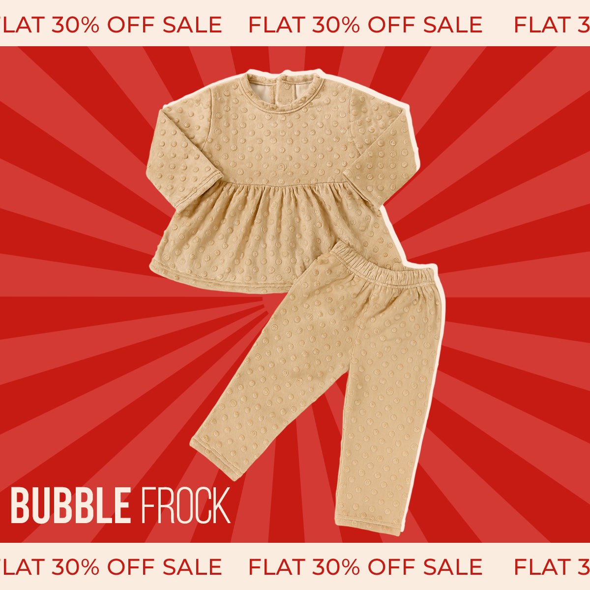 Premium Winter Bubble Frock (12M-5Y)