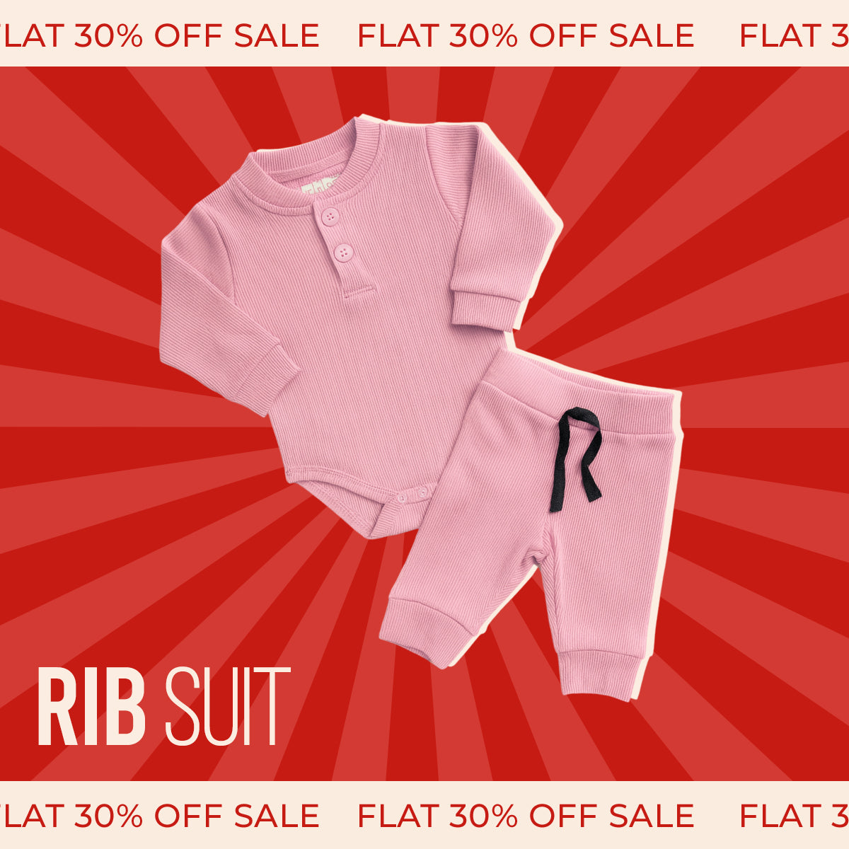 2-pc Ribbed Bodysuit + Trouser Set (3-36M)