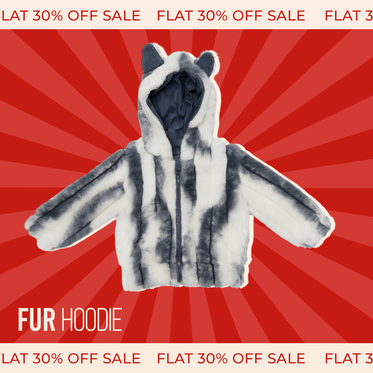 Fur Hoodie (1-5Y)