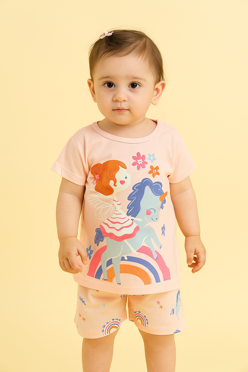 2 pc Summer Short + Shirt Set (12-36M)