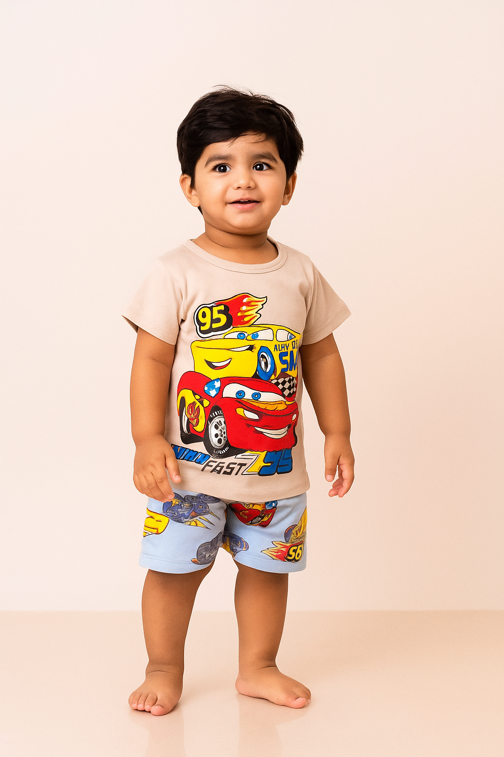 2 pc Summer Short + Shirt Set (12-36M)