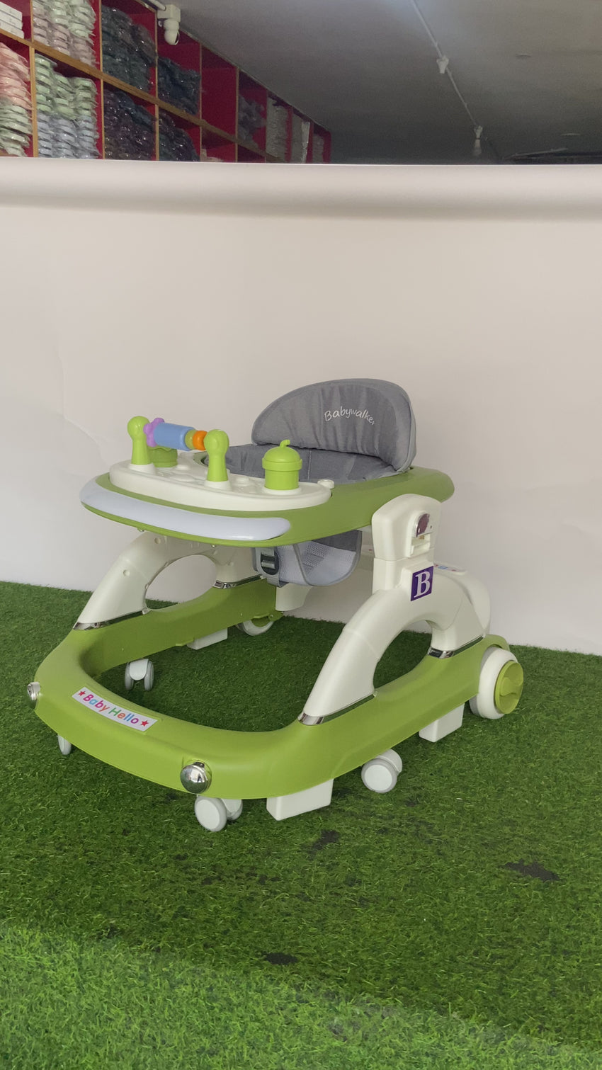 2-in-1 Imported Walker + Activity Walker - W629