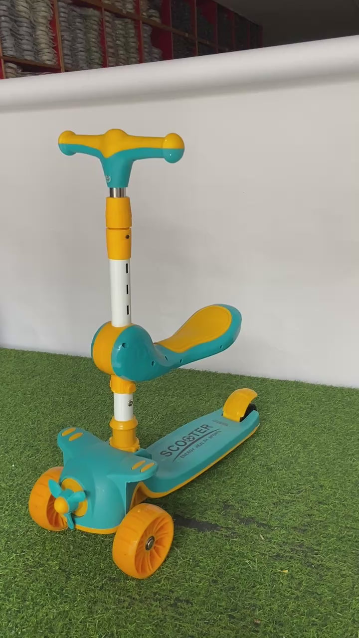 Imported 3-in-1 Foldable Kids Scooty - S-602