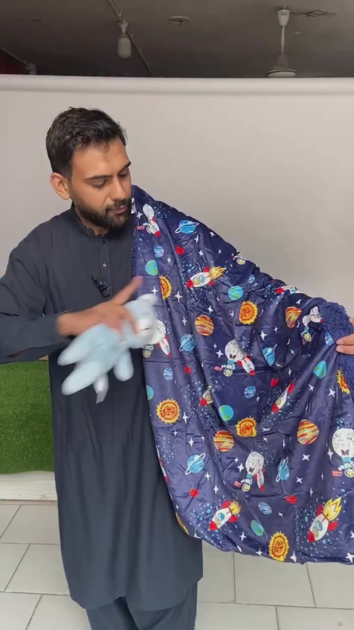 Baby Blanket & Plush Toy Set