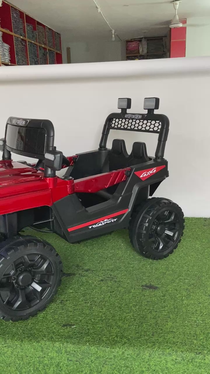 Imported Electric EORO Jeep with Parent remote - B801