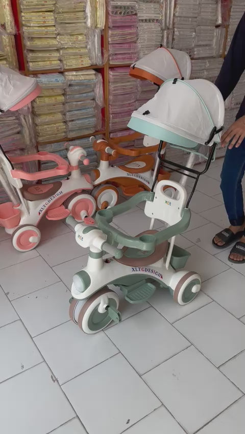 3 Wheel Tricycle & Push & Baby Push Car - 606