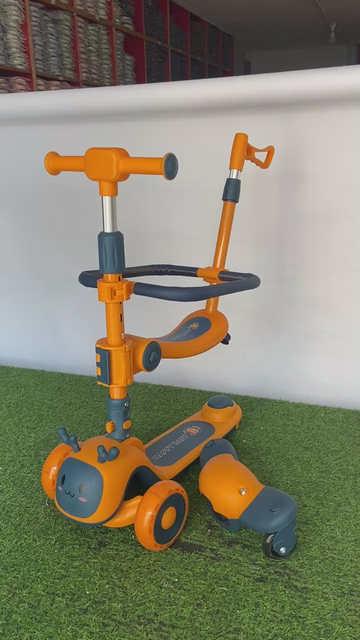 Imported 3-in-1 Multifunctional Kids Scooty Imported - S-888