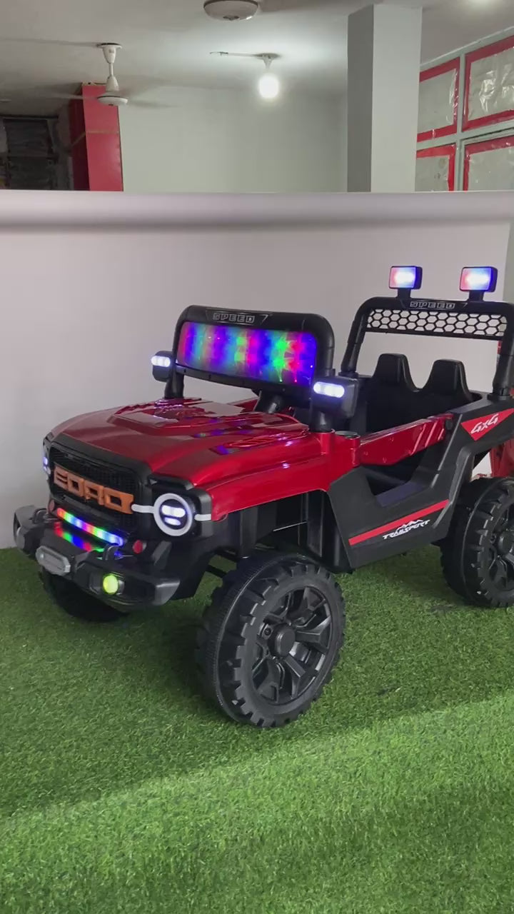 Imported Electric EORO Jeep with Parent remote - B801