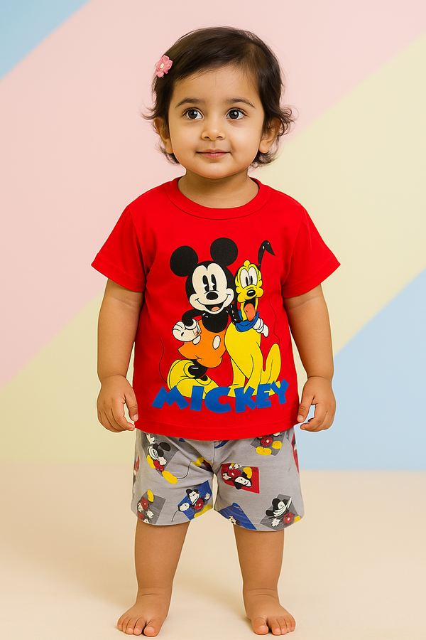 2 pc Summer Short + Shirt Set (12-36M)