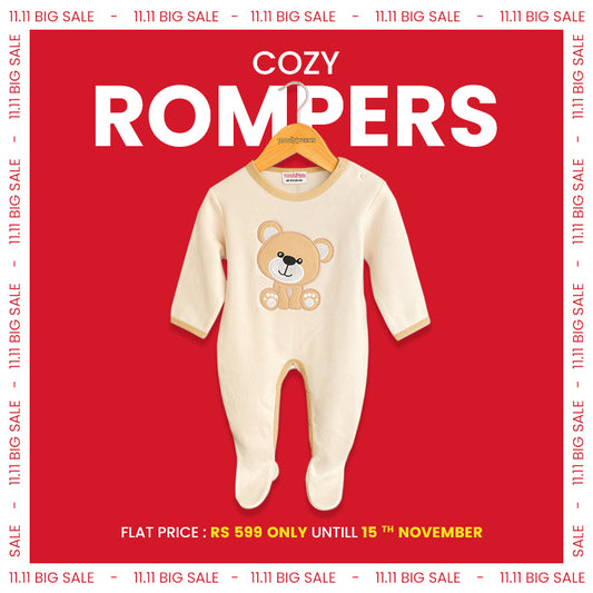 Cozy Winter Rompers (0-36M)
