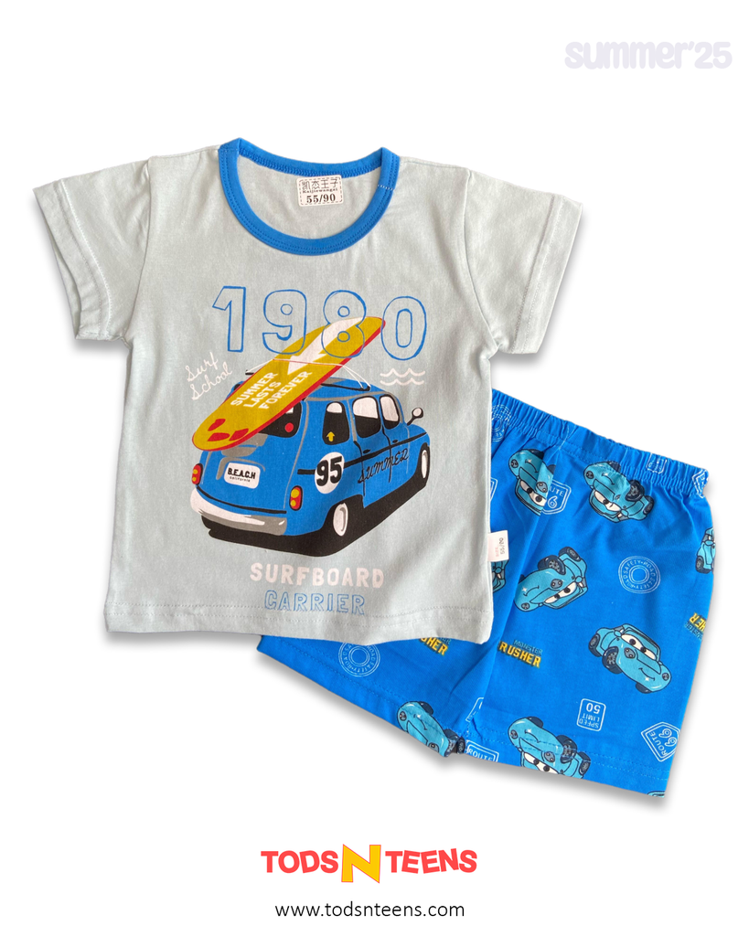 Cars Summer Short + Shirt Set