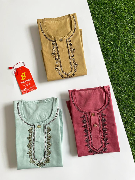 Pack of 3 Kurta Pajama (Assorted)